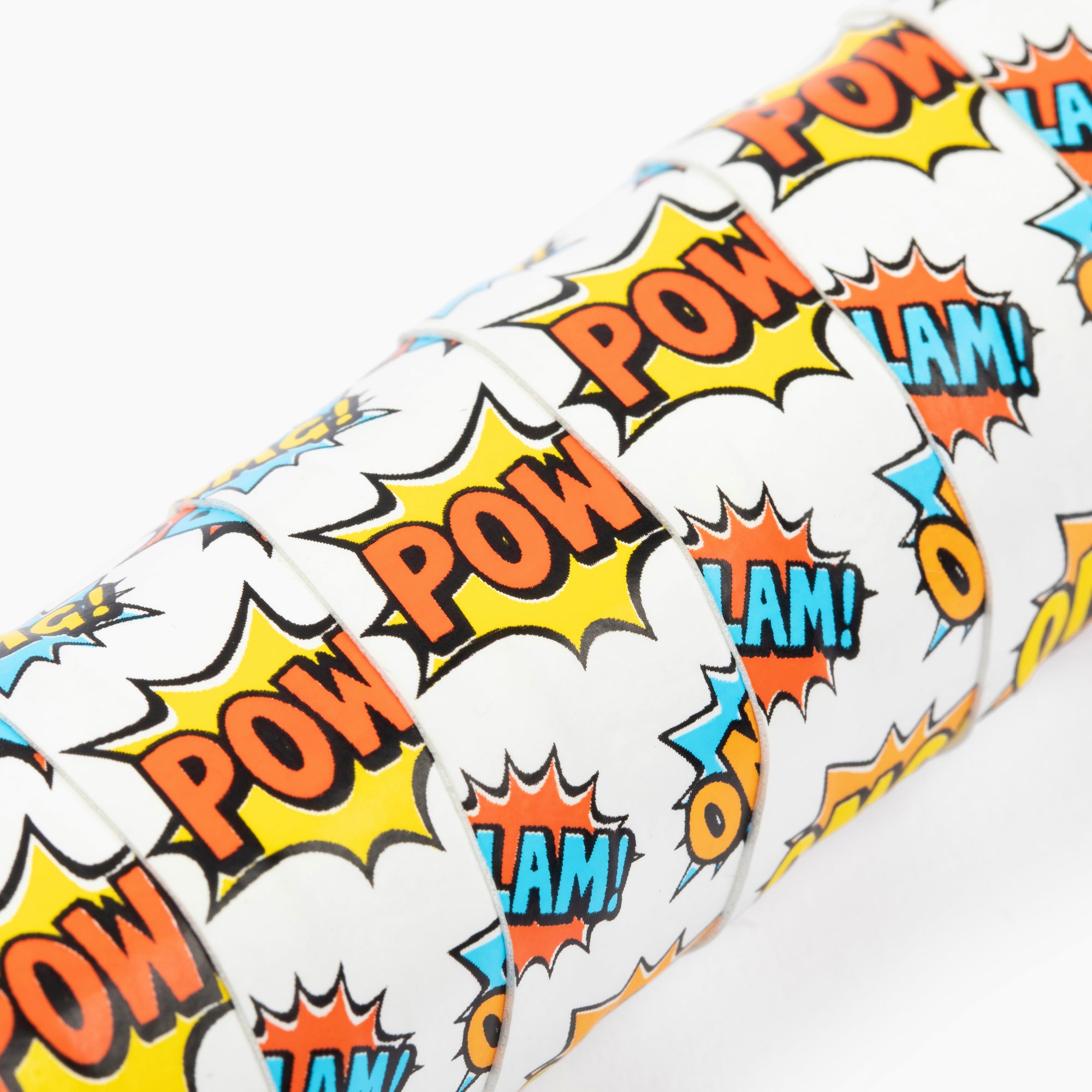 Tennis racket adorned with The POW Collection Matching Overgrip - Orange