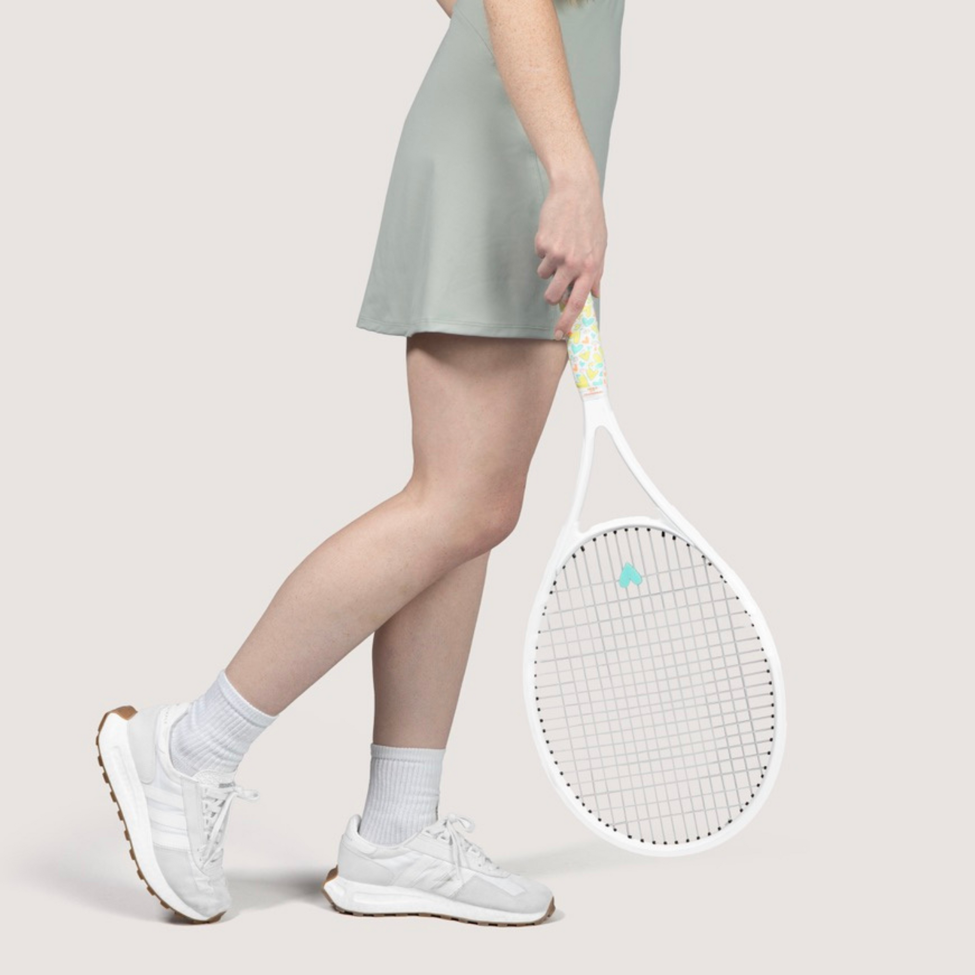 Tennis Overgrip and Dampener Sets - Pastel Hearts