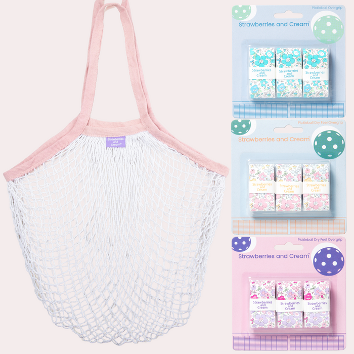 Pickleball gift bundle grips + bag